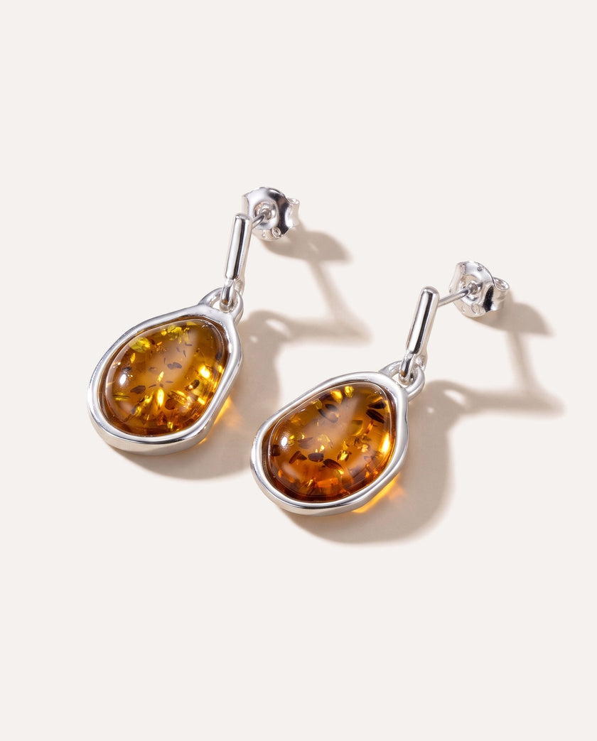 Amber ELEMENTS Drop Earrings