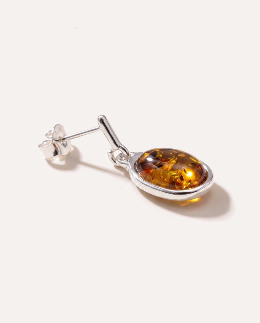 Amber ELEMENTS Drop Earrings