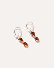Pendientes colgantes Infinity de ámbar