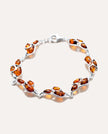 Amber Verklaring Bladschakelarmband