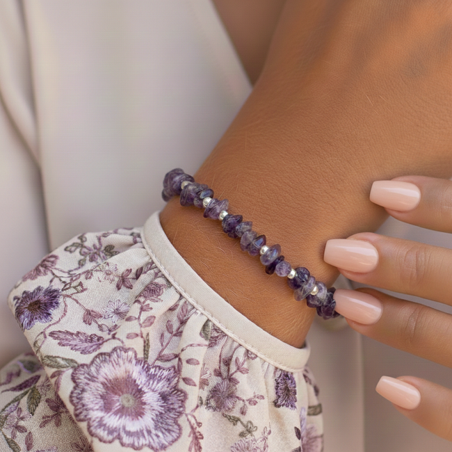 Amethyst Crystal Bracelet