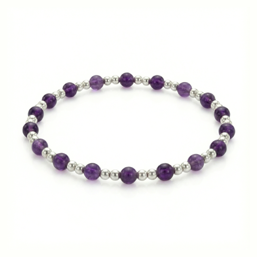Amethyst Gemstone Bracelet