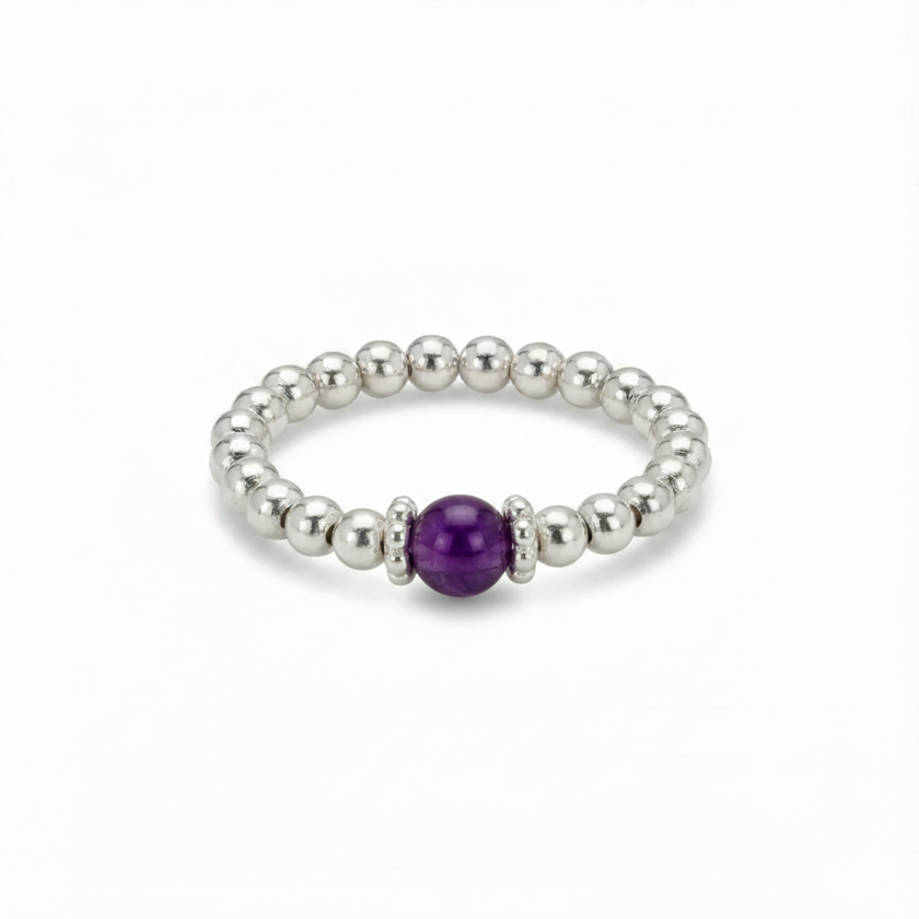 Amethyst Gemstone Ring