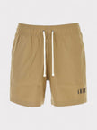 Amiri Core Logo Swim Trunks Tan