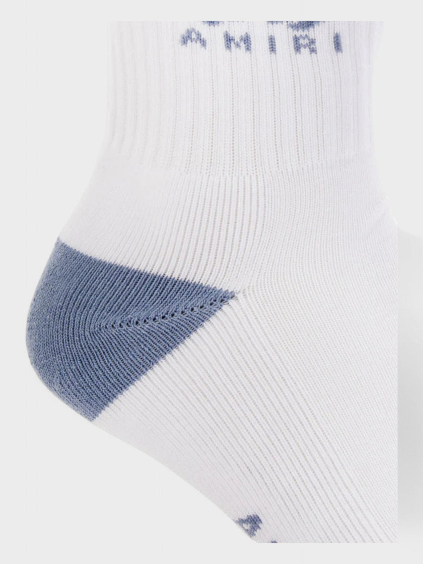 Amiri MA Stripe Socks White/Dusty Blue