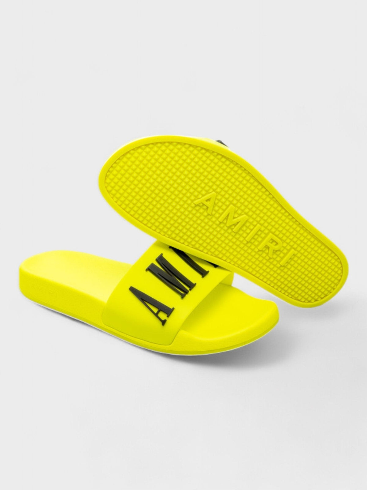 Amiri Rubber Classic Logo Pool Slide Volt