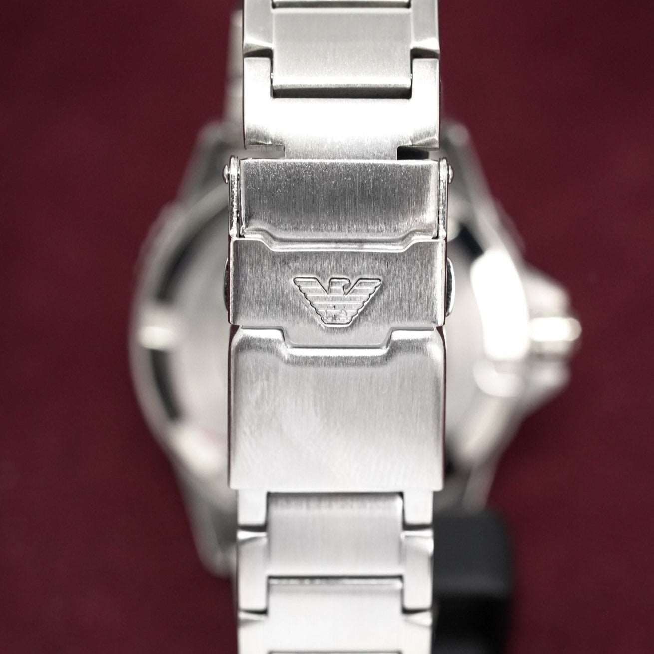 Reloj Emporio Armani AR11338 de acero inoxidable con esfera verde para hombre