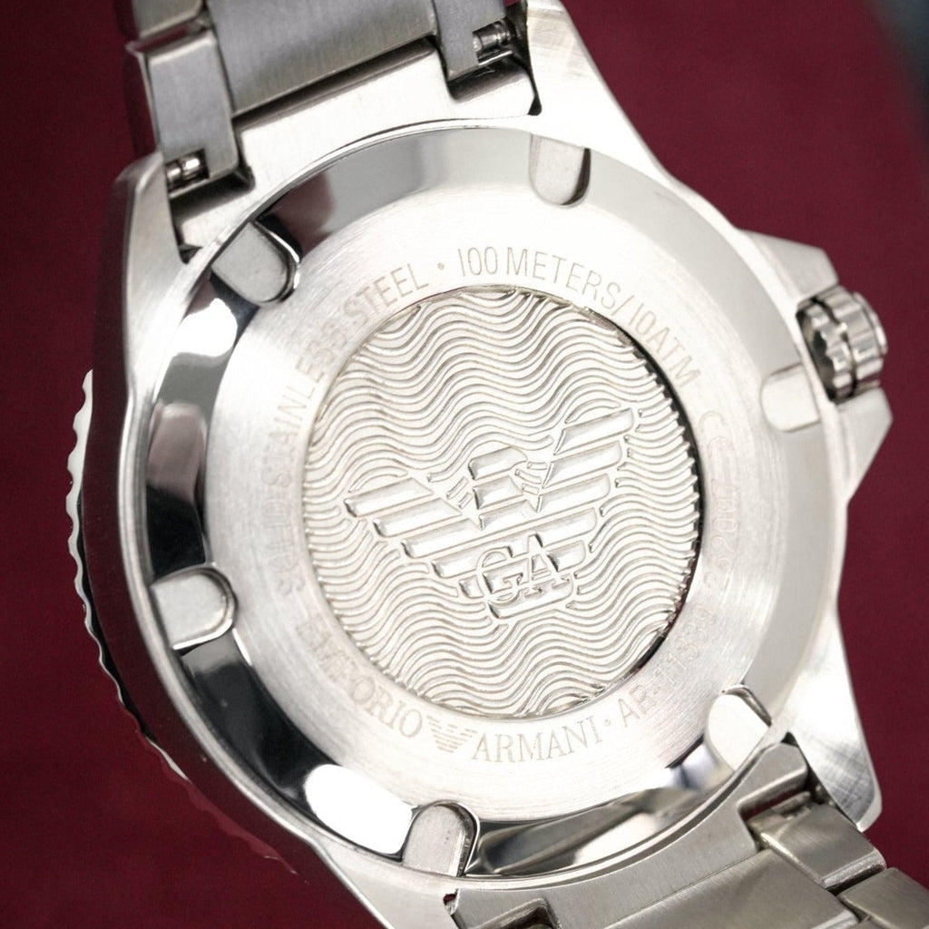 Emporio Armani AR11339 Men's Diver Steel Blue Watch