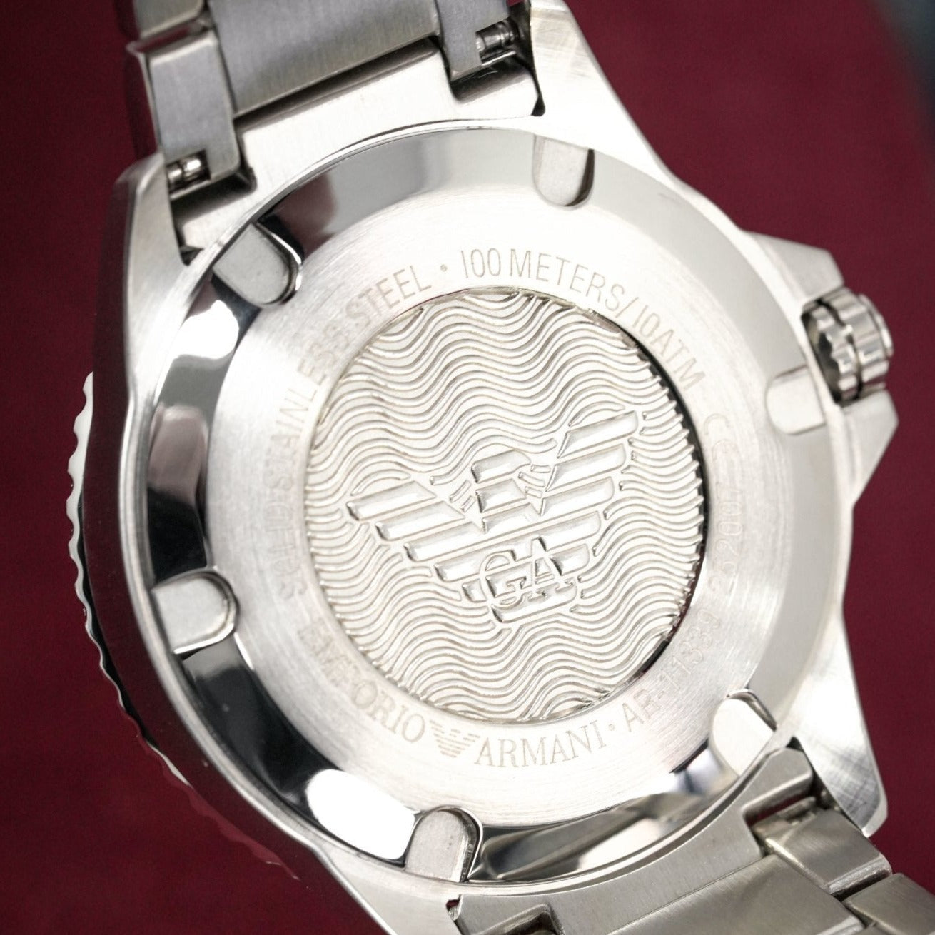 Emporio Armani AR11339 Men's Diver Steel Blue Watch