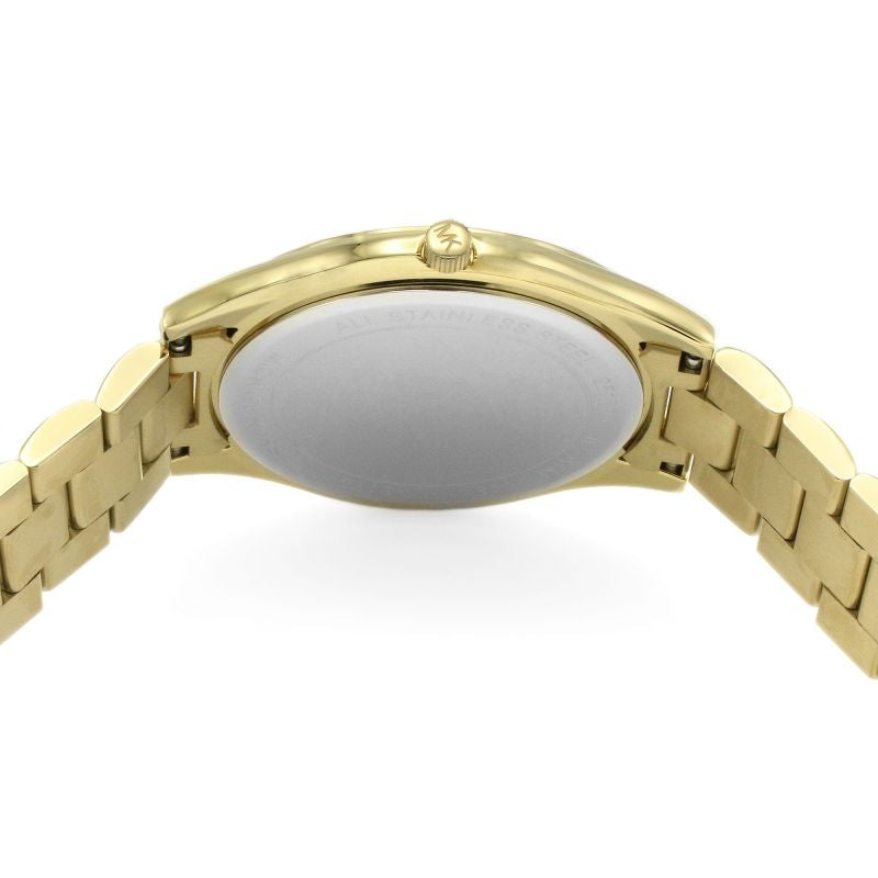 Michael Kors MK3179 Ladies Slim Runway Gold Watch