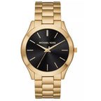 Michael Kors MK3478 Ladies  Slim Runway Gold Watch