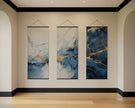 Blue Kintsugi Tapestry