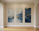 Blue Kintsugi Tapestry