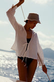 The Anna Blouse in white