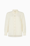 The Gina Oversized Shirt in off-white