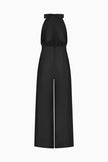 The Sofia Halterneck Jumpsuit in black
