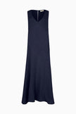 The Athena Maxi Dress in navy blue