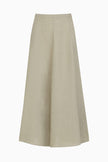 The Poppy Flowing Maxi Skirt in oatmeal