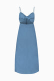The Gabriella Midi Dress in poppy blue