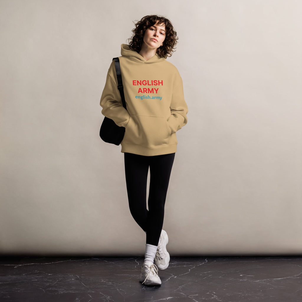 ENGLISH ARMY - Unisex Oversized Hoodie