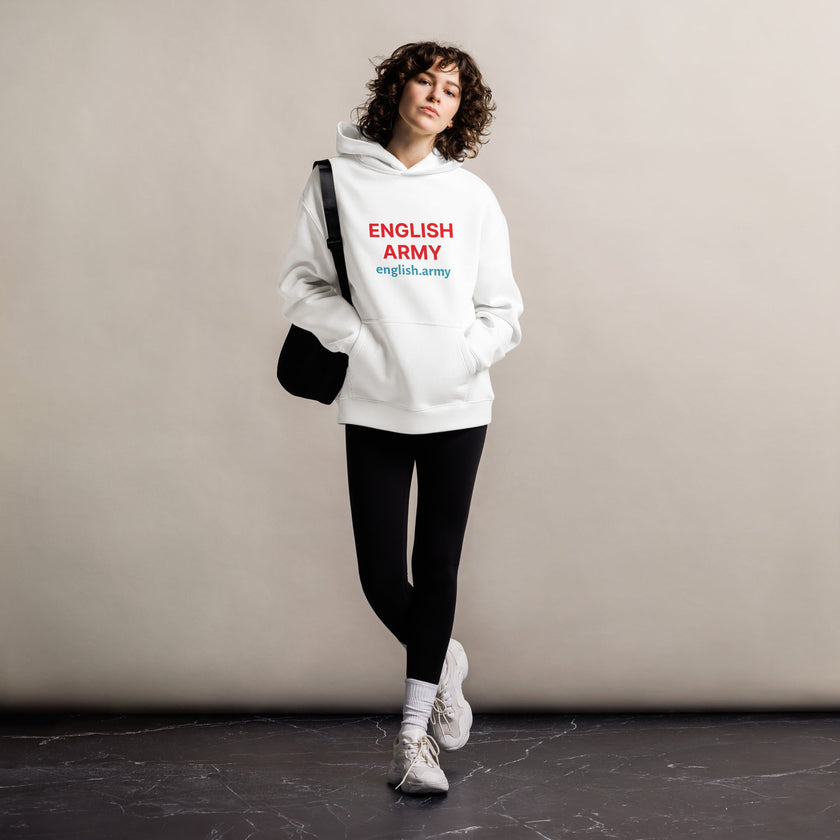 ENGLISH ARMY - Unisex Oversized Hoodie