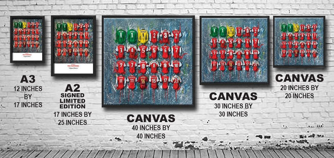Liverpool 19/20 Champions A3 Framed Print – Iconic Shirt Wall Art