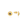 Luna Gemstone Studs Black Onyx