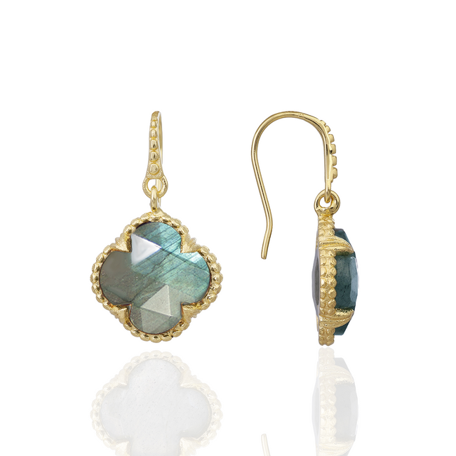 Tyche Gemstone Earrings Labradorite