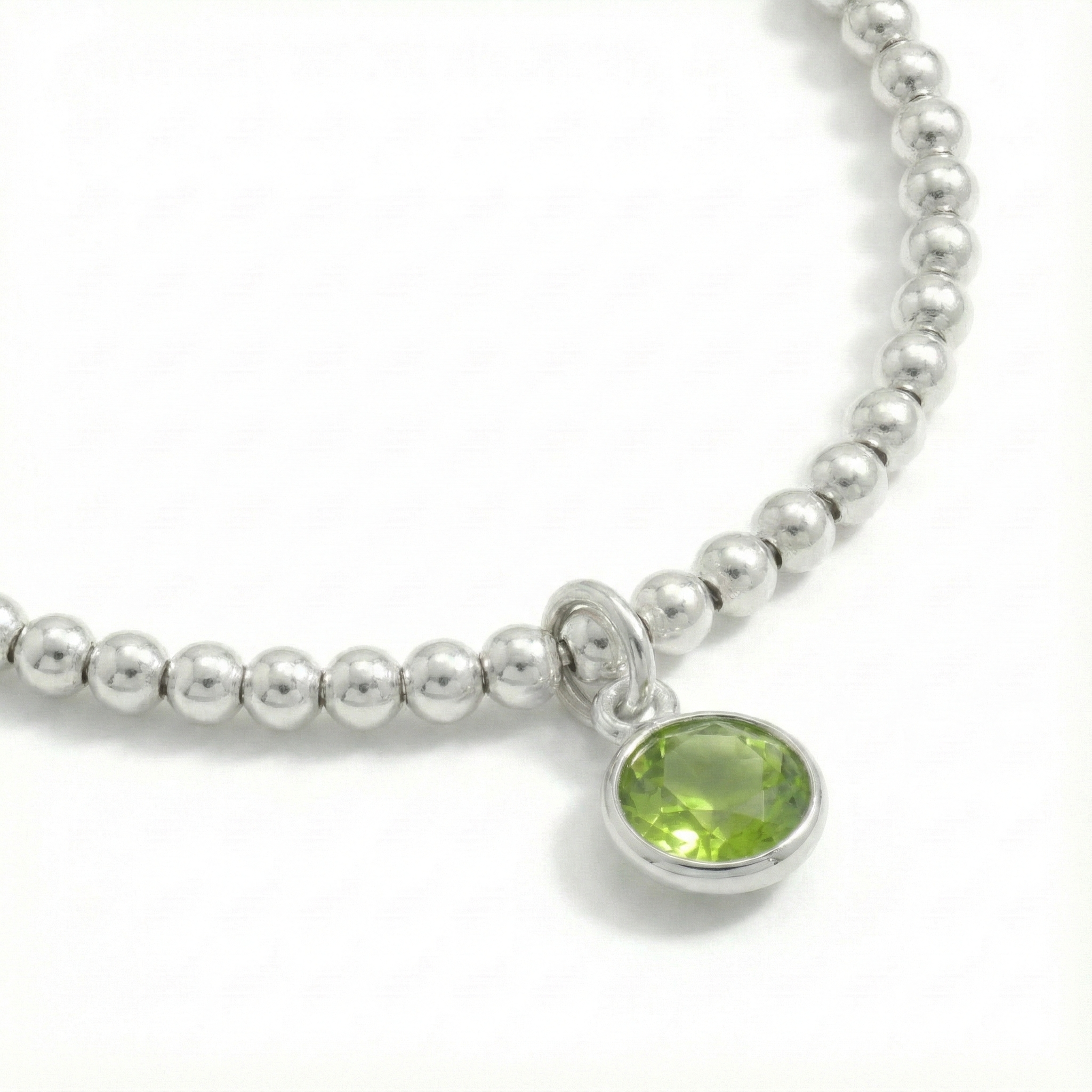 Peridot August Birthstone Jewellery Set | Bracelet & Ring