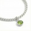 Peridot August Birthstone Jewellery Set | Bracelet & Ring