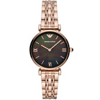 Emporio Armani AR11145 Ladies Automatic T-Bar Gianni Rose Gold Watch