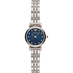 Emporio Armani AR11222 Ladies Automatic T-Bar Gianni Two-Tone Blue Watch