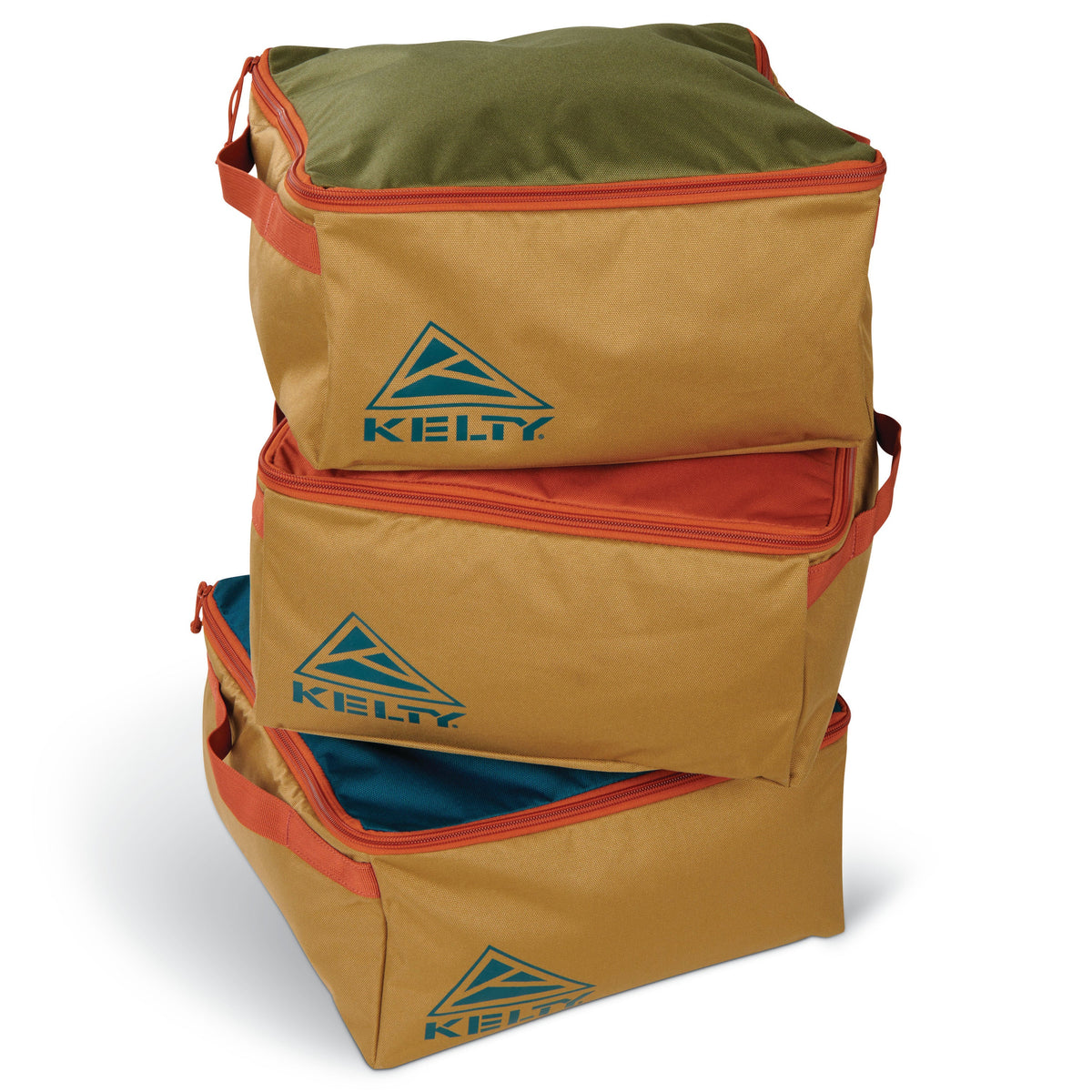Kelty Car Go Box Camp Storage Organiser - Beluga/Dull Gold