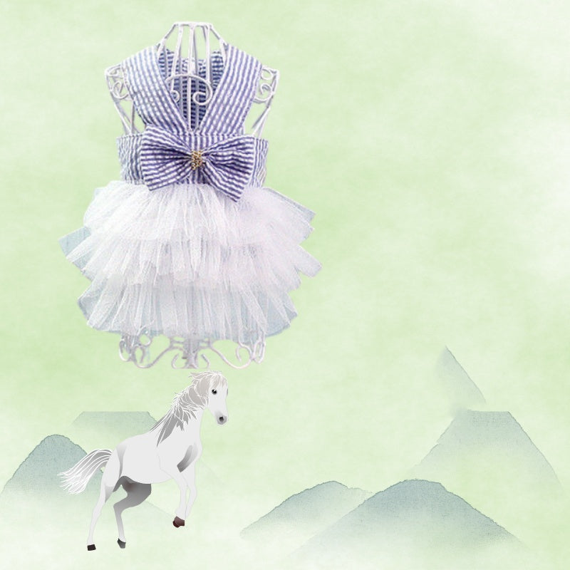 Cat Hanfu Clothes Pet Summer Thin Section
