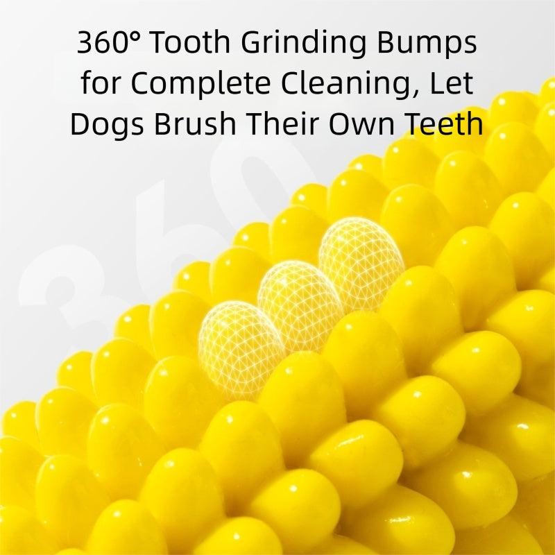 Juguetes para masticar Nudo de bola de maíz para mascotas, limpieza de dientes para perros grandes y pequeños, juguetes para perros anudados para morder y aburrir
