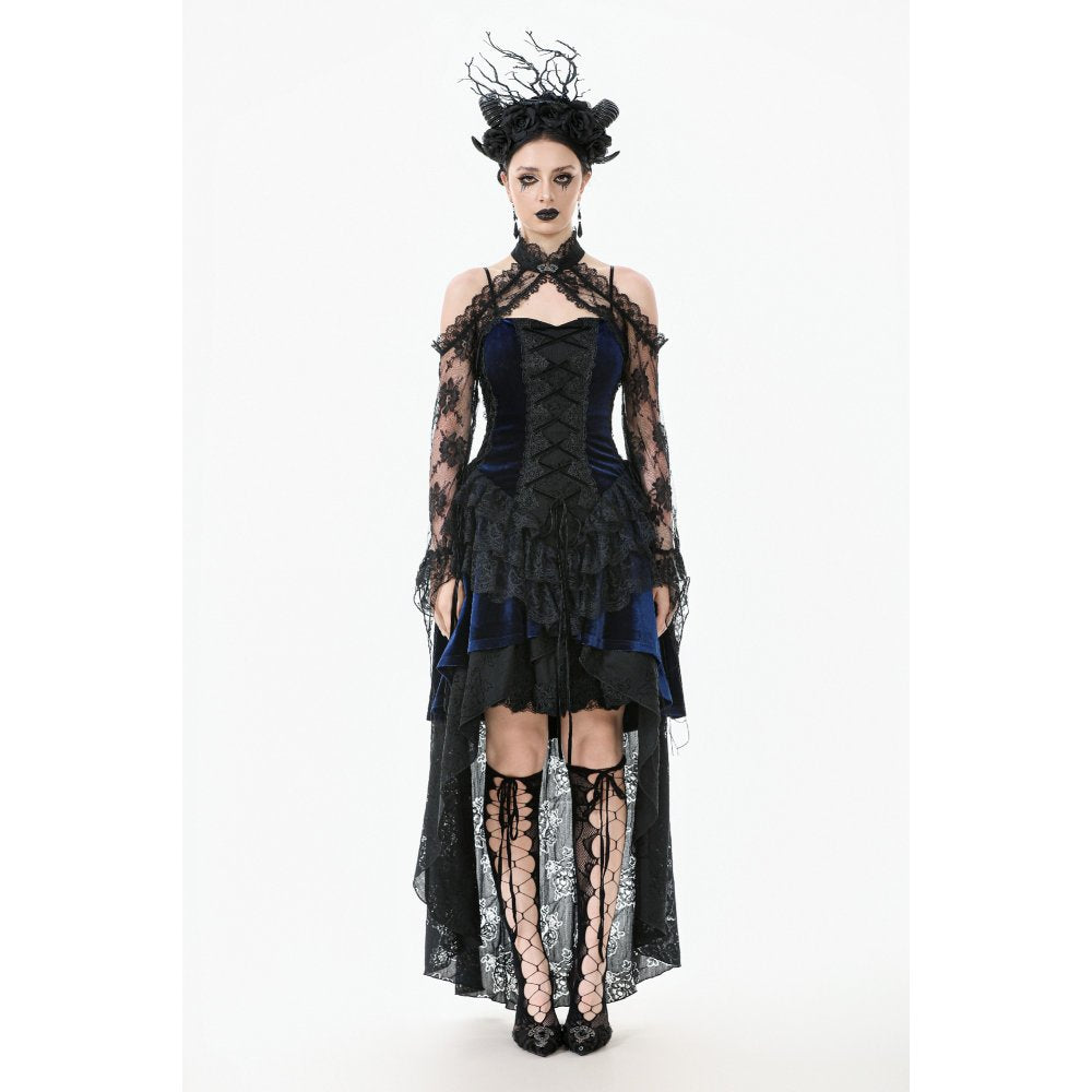Dark in Love Thalassa Floral Lace Draped Arm Sleeves