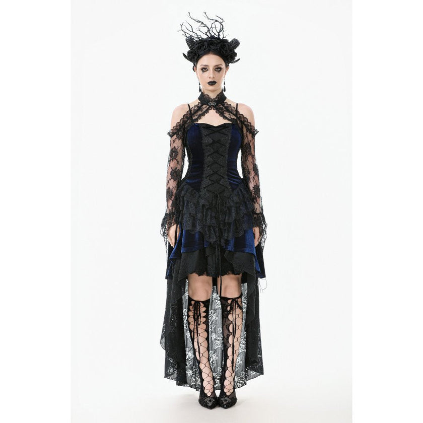 Dark in Love Thalassa Floral Lace Draped Arm Sleeves