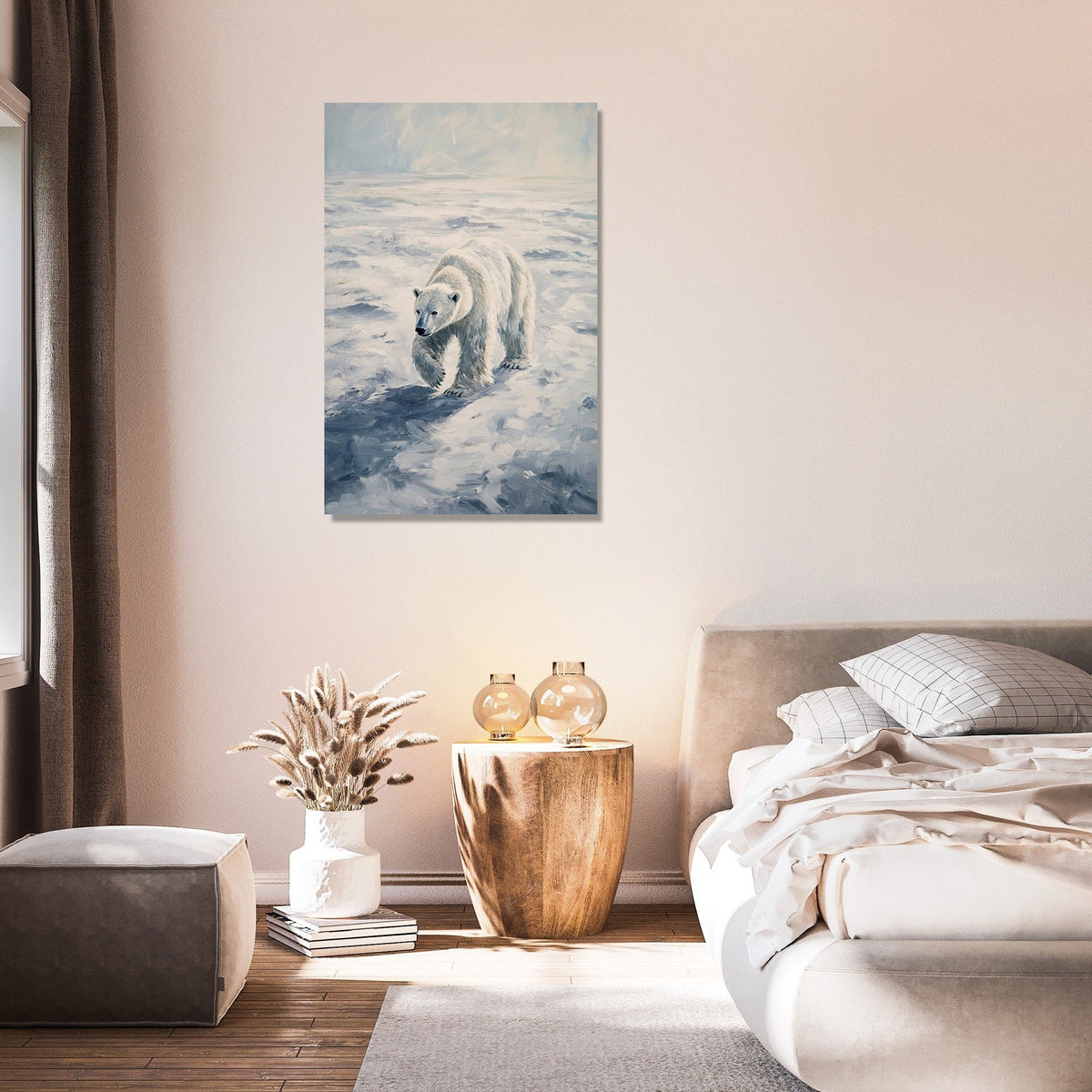 Polar Bear Wanderer Canvas