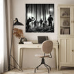 Forest Chase Horror Canvas