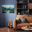 Triangular Forest Canvas