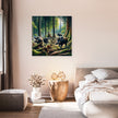Woodland Boars Canvas