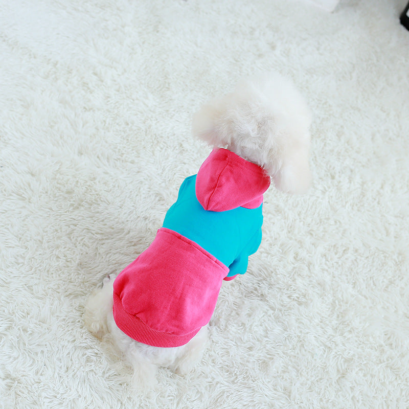 Dog Clothes Cotton Stretch Plus Velvet Pet Sweater