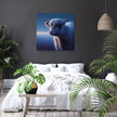 Highland Cow Evening Calm Canvas