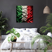 Italian Flag Resonance Canvas
