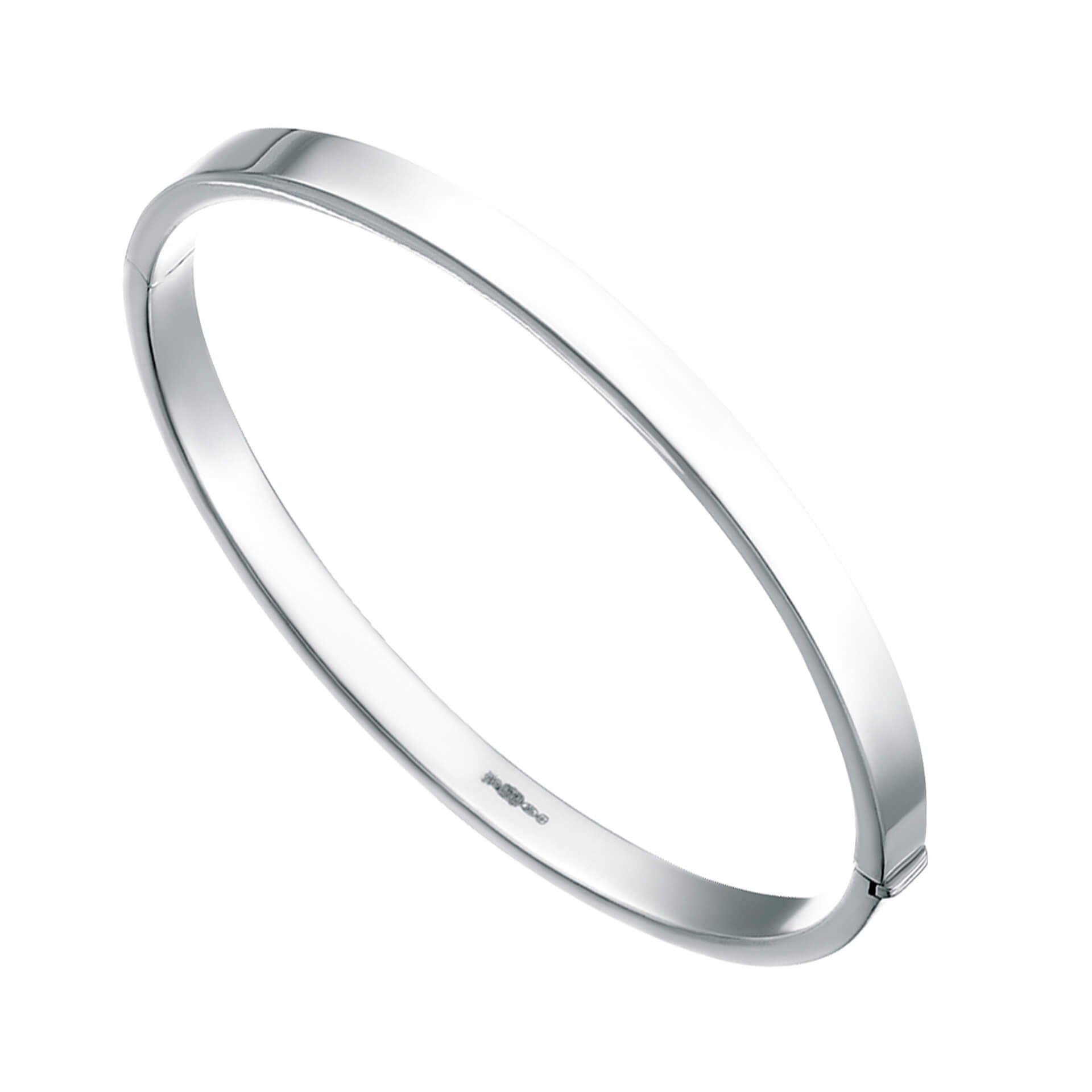 Beginnings Square Cut Hinged Bangle
