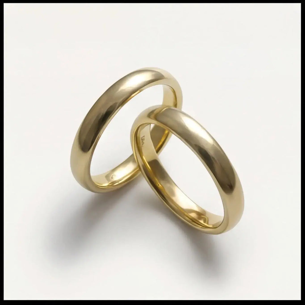 3mm Gold Wedding Band – Classic Lyra – 9ct/14ct/18ct Gold