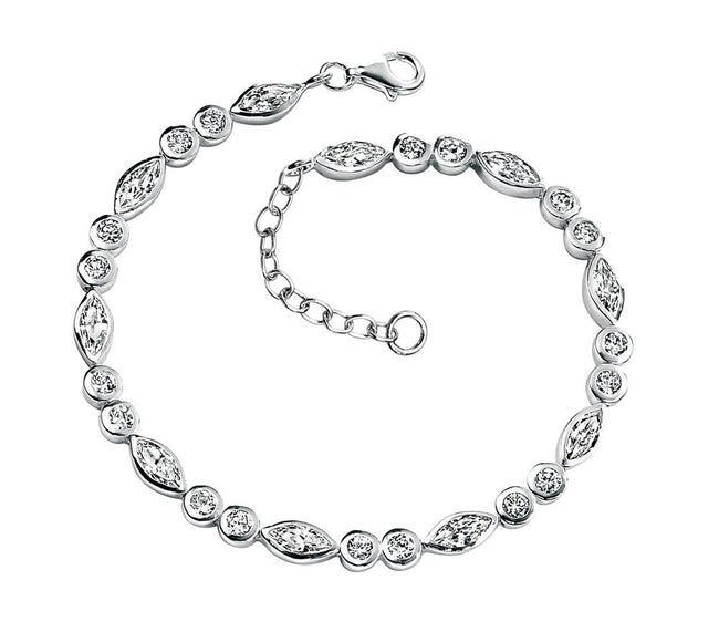 Beginnings Marquise Bracelet with Cubic Zirconia