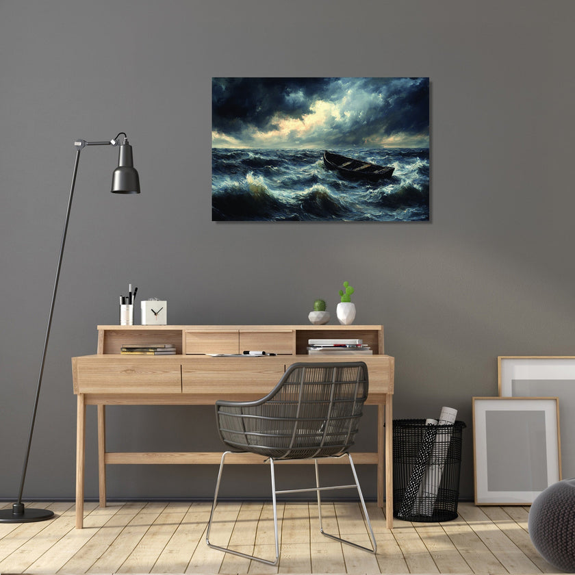 Summer Storm Lake Canvas