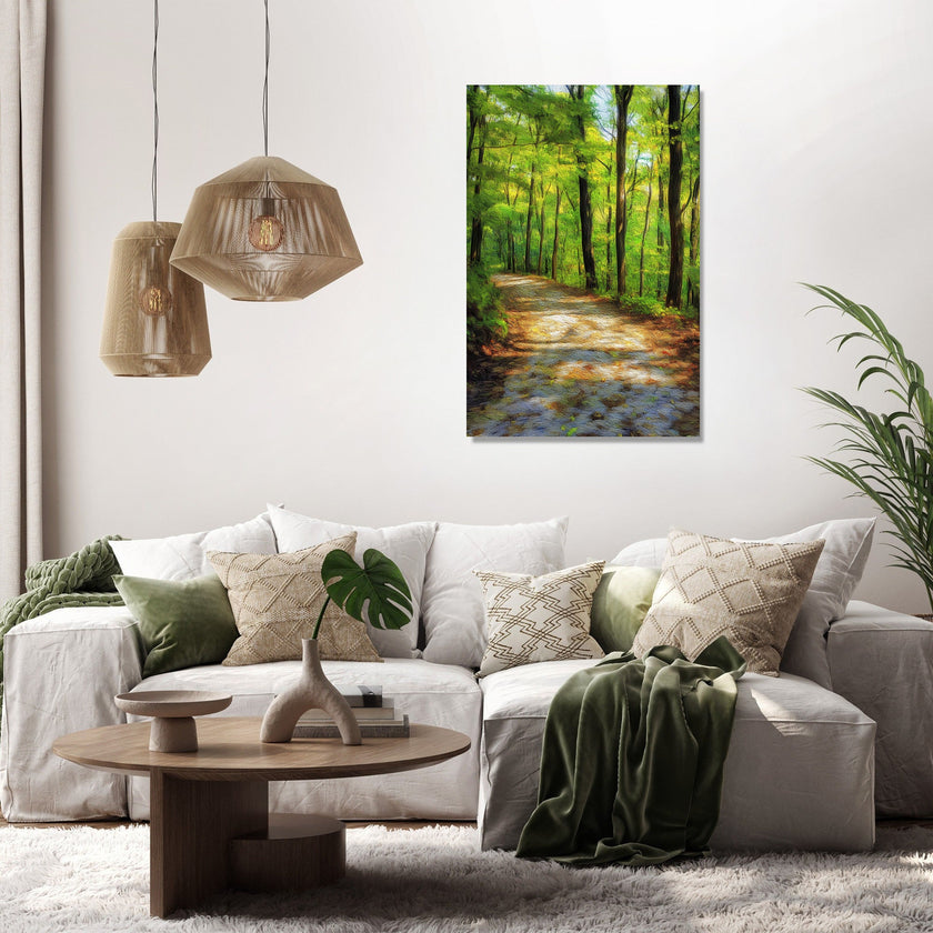Spring Woodland Awakening Canvas