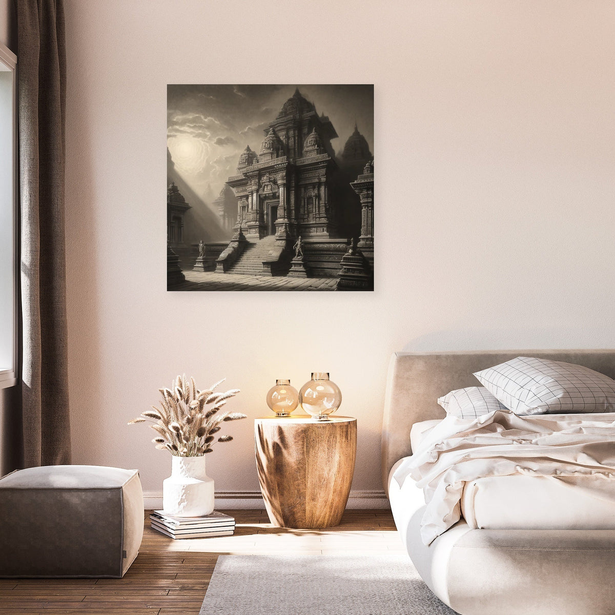 Dhakeshwari Temple Classic Elegance Canvas